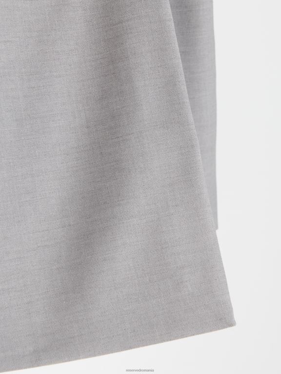 gri mijlociu Reserved femei îmbrăcăminte fusta 648HZ33