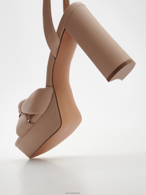 grâu Reserved femei pantofi sandale cu toc înalt 648HZ970