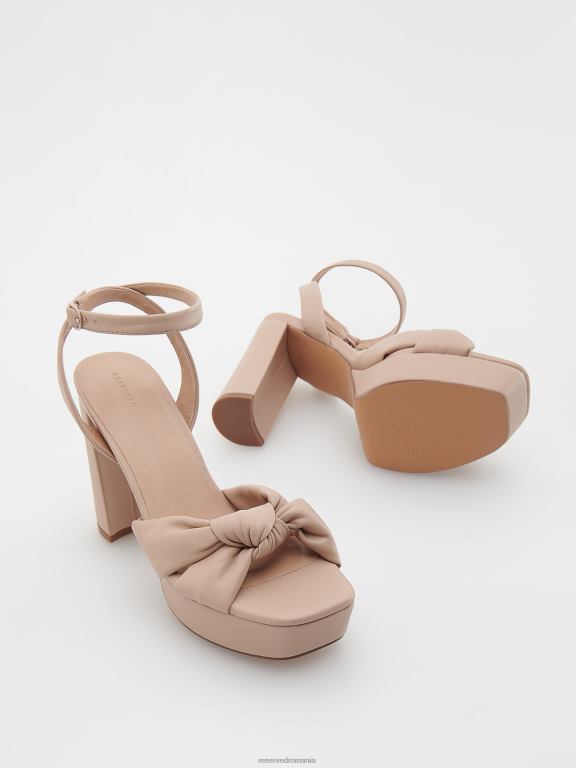 grâu Reserved femei pantofi sandale cu toc înalt 648HZ970