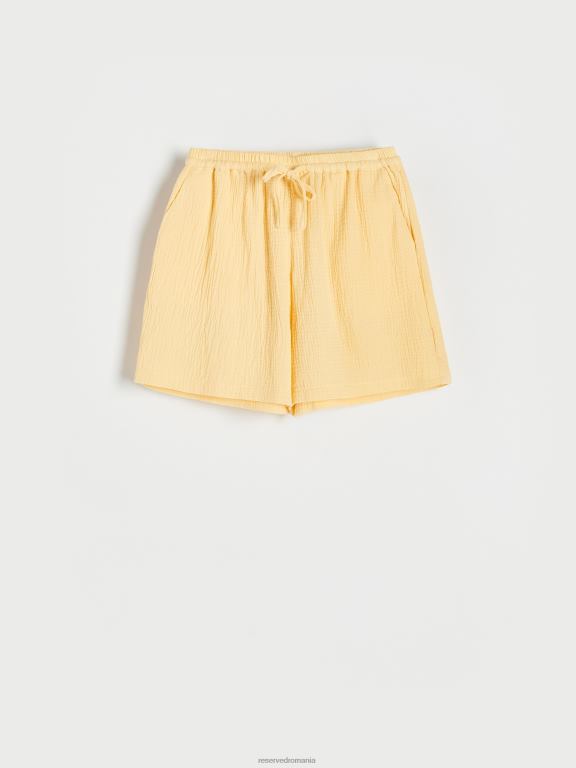 grâu Reserved femei îmbrăcăminte pantaloni scurți de muselina 648HZ603