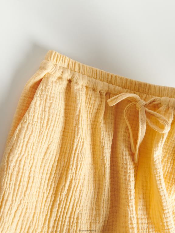 grâu Reserved femei îmbrăcăminte pantaloni scurți de muselina 648HZ603