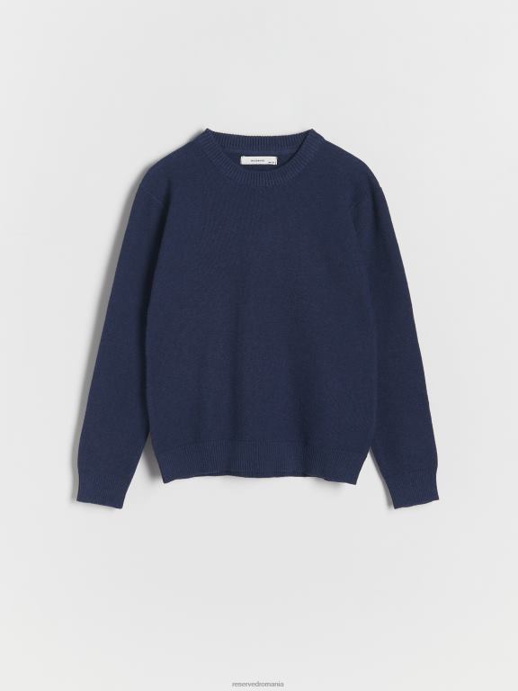 albastru oțel Reserved băieți îmbrăcăminte jumper melange 648HZ2130