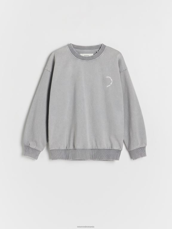 gri deschis Reserved băieți îmbrăcăminte hanorac imprimat 648HZ2095