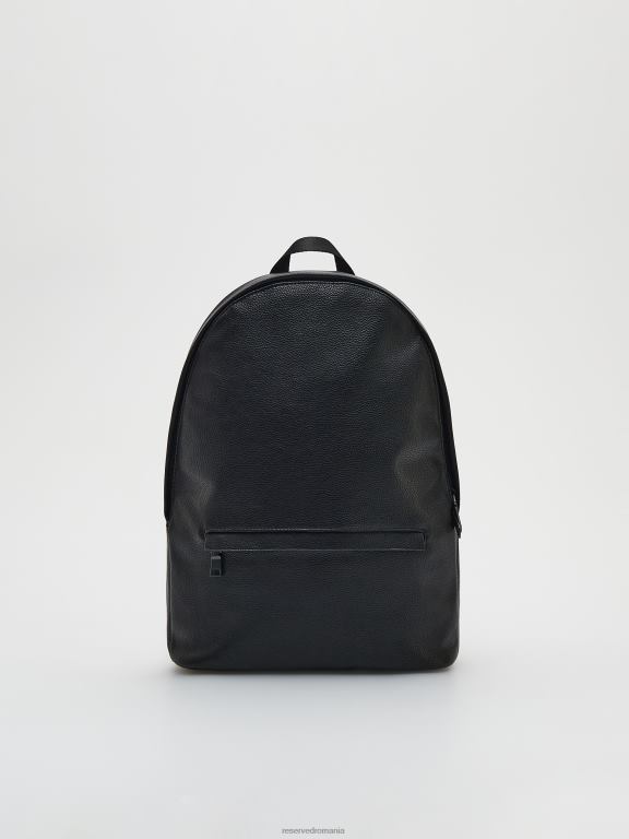 negru Reserved bărbați accesorii rucsac cu buzunar 648HZ1684