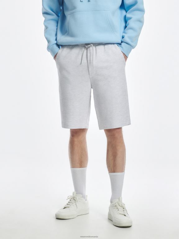 gri deschis Reserved bărbați îmbrăcăminte pantaloni scurți obișnuiți 648HZ1423
