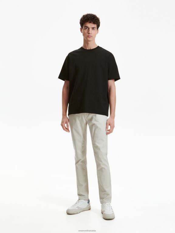 bej Reserved bărbați îmbrăcăminte pantaloni obișnuiți 648HZ1513