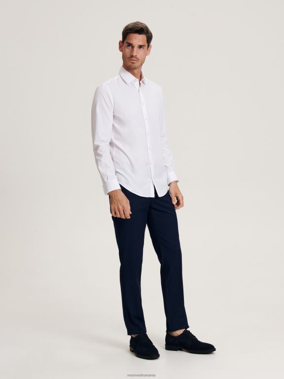 marina Reserved bărbați îmbrăcăminte pantaloni slim cu pliu presat 648HZ1091