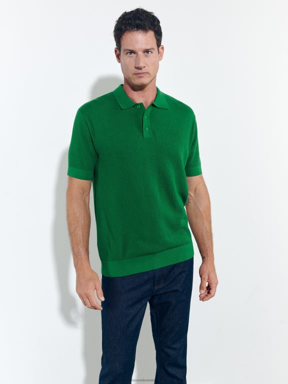 verde proaspăt Reserved bărbați îmbrăcăminte tricou polo din tricou 648HZ1110