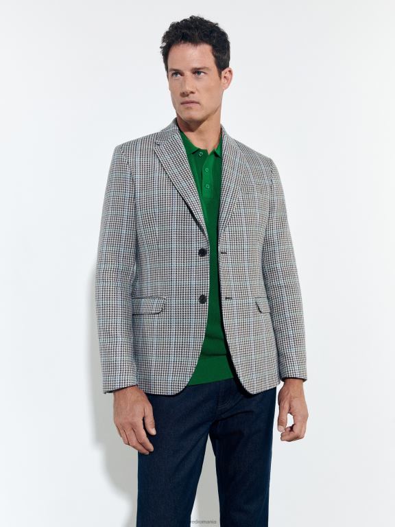 acva Reserved bărbați îmbrăcăminte blazer cu carouri slim fit 648HZ1141