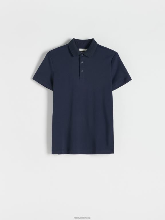 marina Reserved bărbați îmbrăcăminte tricou polo slim fit 648HZ1122