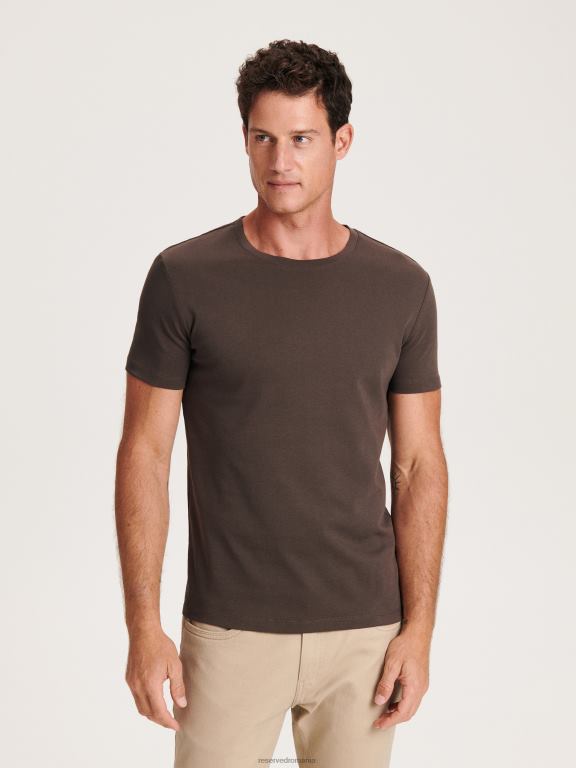 maro praf Reserved bărbați îmbrăcăminte tricou slim fit 648HZ1219