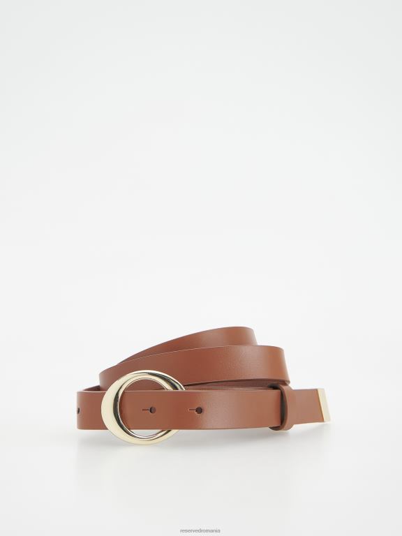 maro Reserved femei accesorii centura bogata in piele 648HZ1023