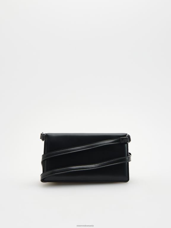 negru Reserved femei accesorii geanta crossbody 648HZ197