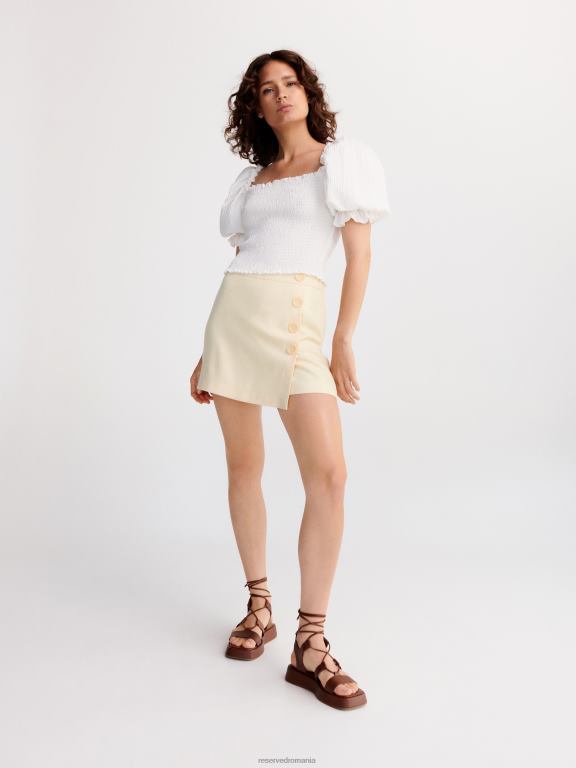 lumină galbenă Reserved femei îmbrăcăminte fustă 648HZ604