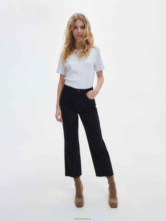 negru Reserved femei îmbrăcăminte pantaloni bogati in bumbac 648HZ714