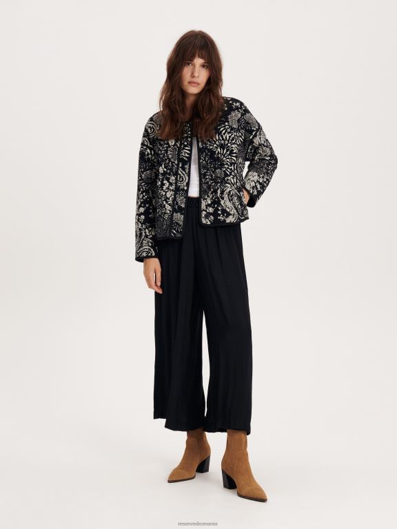 negru Reserved femei îmbrăcăminte pantaloni culotte 648HZ632