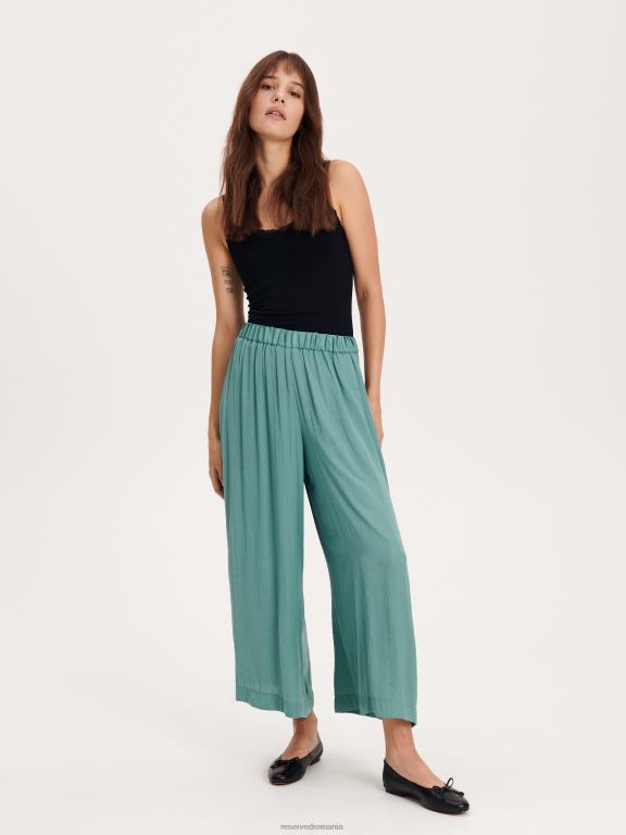 verde palid Reserved femei îmbrăcăminte pantaloni culotte 648HZ628