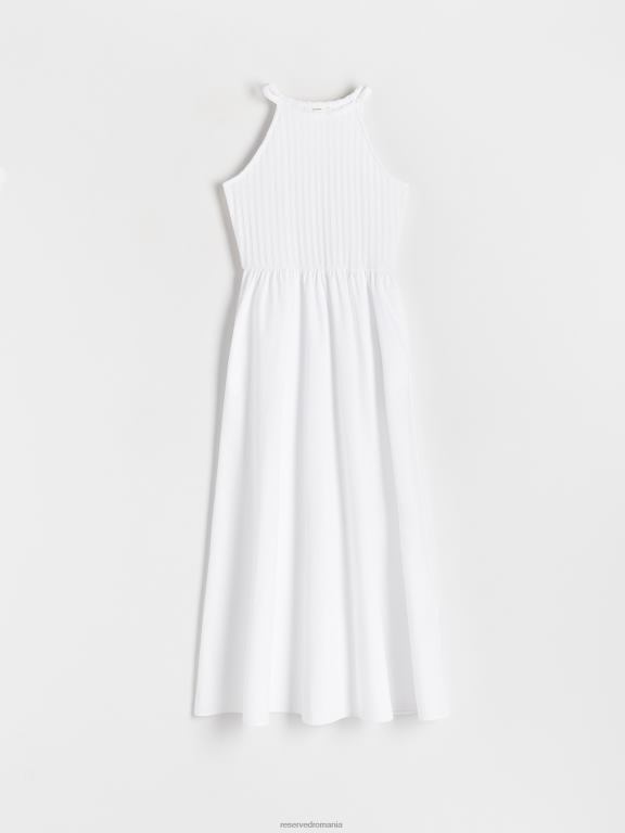 alb Reserved femei îmbrăcăminte rochie mini 648HZ232