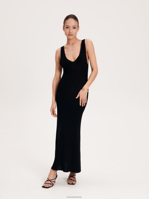 negru Reserved femei îmbrăcăminte rochie 648HZ938
