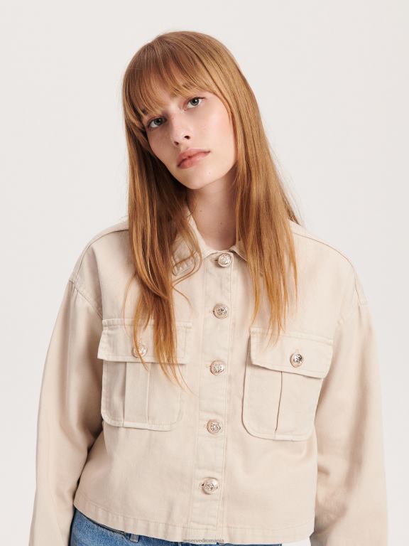 blugi nuzi Reserved femei îmbrăcăminte jacheta denim 648HZ896