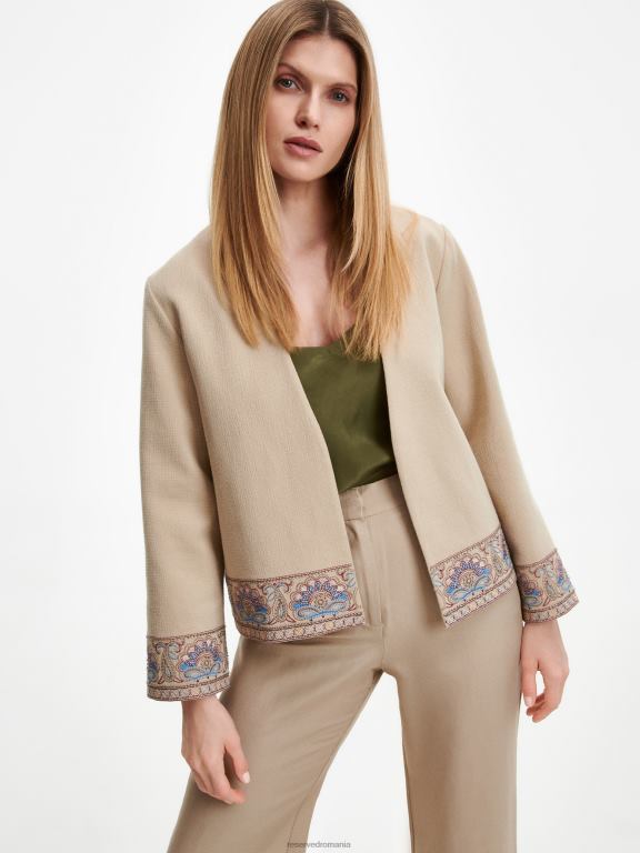 multicolor Reserved femei îmbrăcăminte blazer cu detalii de broderie 648HZ267