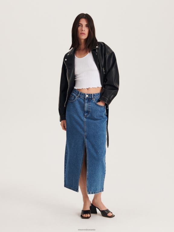 alb Reserved femei îmbrăcăminte tricou slim fit 648HZ455