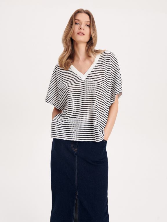 marina Reserved femei îmbrăcăminte tricou cu potrivire regulata 648HZ397