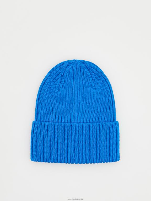 albastru Reserved fetelor accesorii beanie cu nervuri 648HZ1763