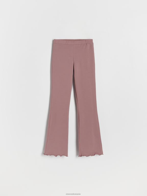 cafea Reserved fetelor îmbrăcăminte pantaloni evazați bogat în bumbac 648HZ1943