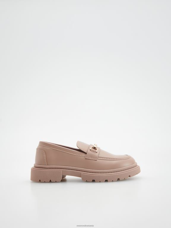 bej Reserved fetelor pantofi mocasini 648HZ1756