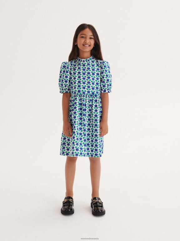 zambilă Reserved fetelor îmbrăcăminte rochie cu model 648HZ1713