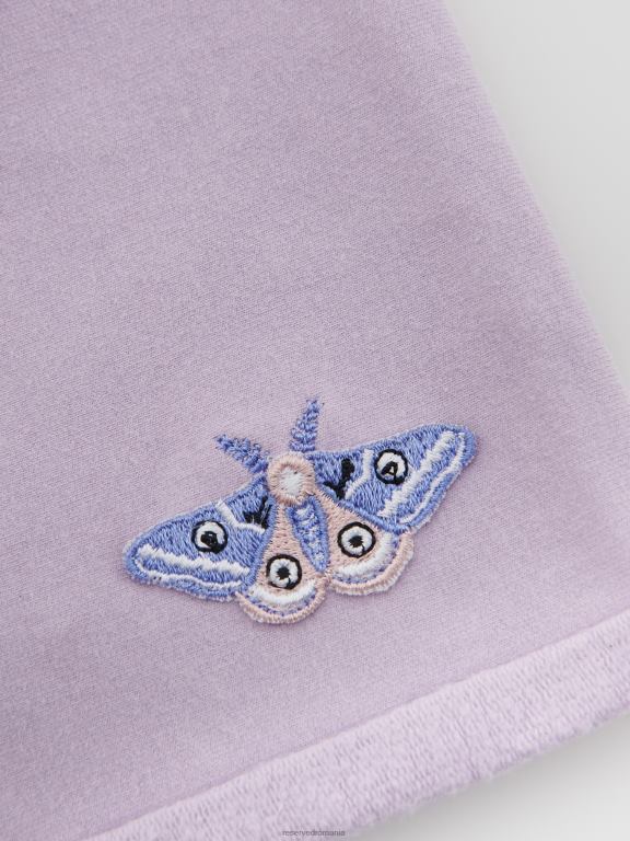 lavandă Reserved fetelor accesorii boneta cu aplicatie 648HZ1886
