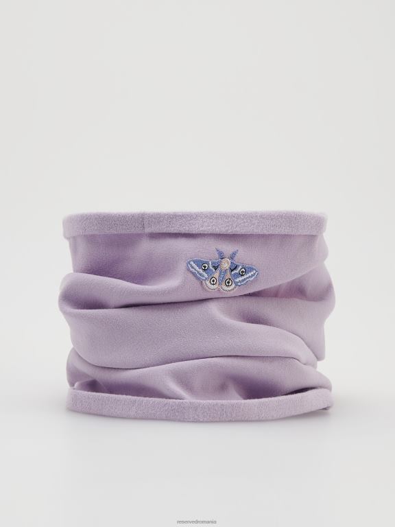 lavandă Reserved fetelor accesorii șnur bogat din bumbac cu aplicație 648HZ1862