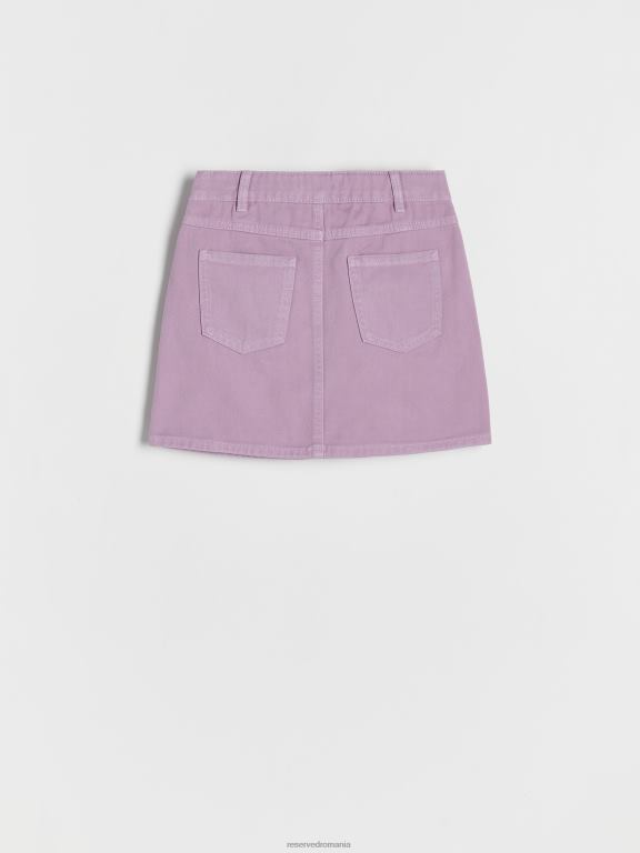 lavandă Reserved fetelor îmbrăcăminte fusta pusheen cu imprimeuri 648HZ1857