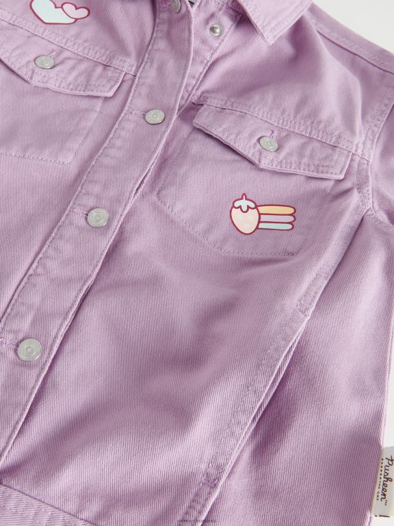 lavandă Reserved fetelor îmbrăcăminte jachetă din denim pusheen 648HZ1828