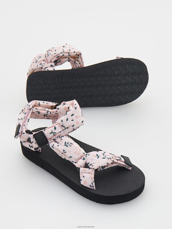 lumina portocalie Reserved fetelor pantofi sandale cu motiv floral 648HZ1961