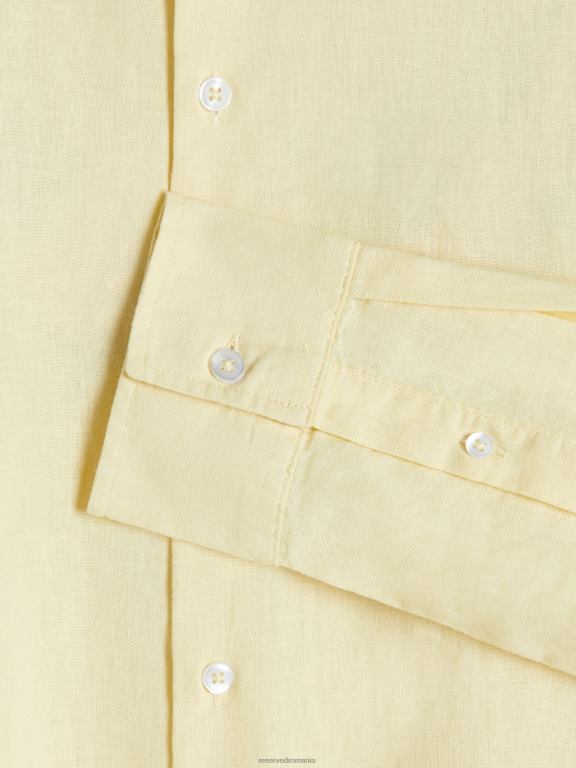 lumină galbenă Reserved bărbați îmbrăcăminte cămașă slim fit 648HZ1368