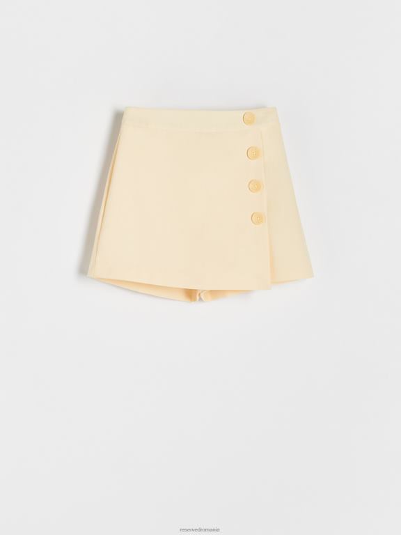 lumină galbenă Reserved femei îmbrăcăminte fustă 648HZ604