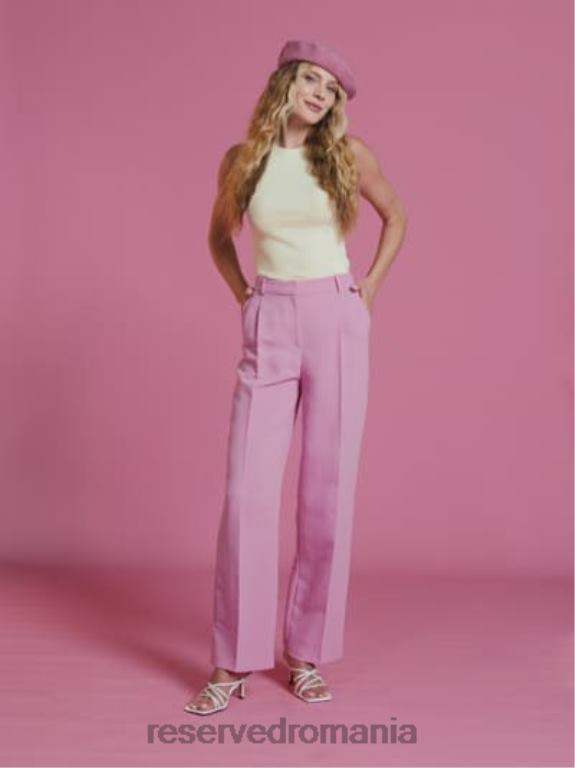 lumină galbenă Reserved femei îmbrăcăminte top din jerseu din tricot în coastă 648HZ490