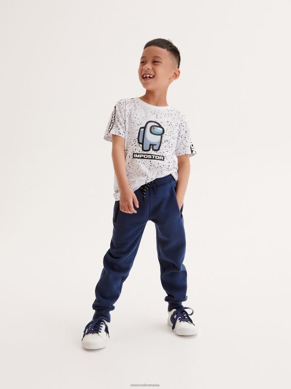 marina Reserved băieți îmbrăcăminte pantaloni de trening cu fermoar 648HZ2043