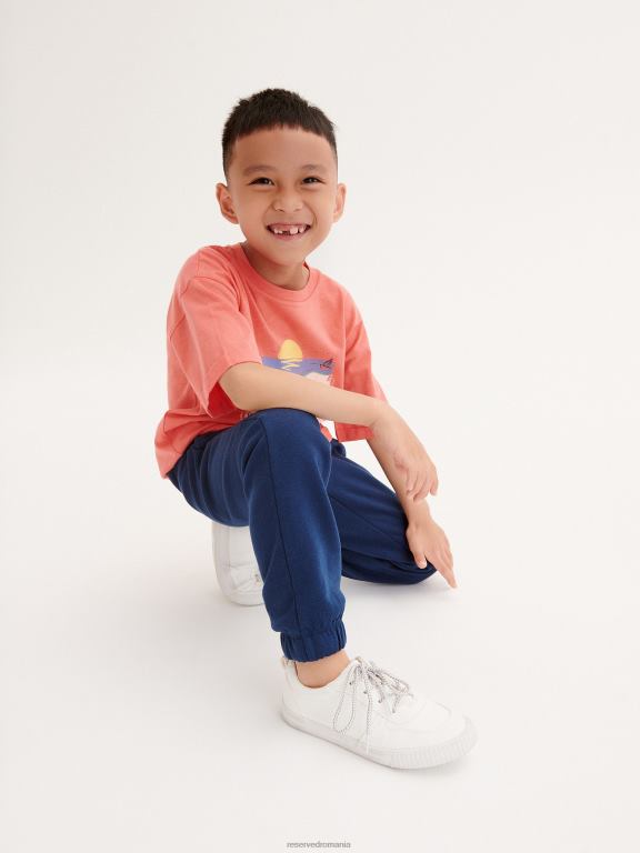 marina Reserved băieți îmbrăcăminte pantaloni de trening cu plasture 648HZ2099