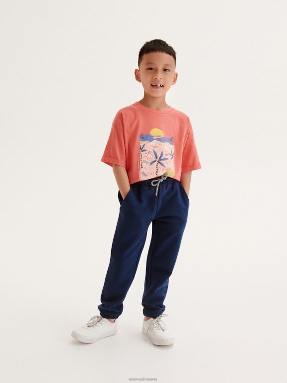 marina Reserved băieți îmbrăcăminte pantaloni de trening cu plasture 648HZ2099