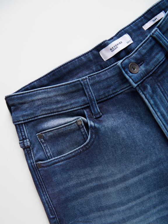 marina Reserved bărbați îmbrăcăminte blugi slim fit 648HZ1569