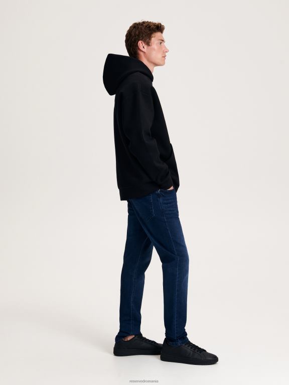 marina Reserved bărbați îmbrăcăminte blugi subțiri cu efect de spălare 648HZ1538