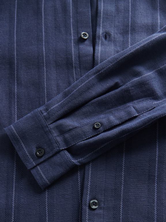 marina Reserved bărbați îmbrăcăminte cămașă cu dungi regular fit 648HZ1367