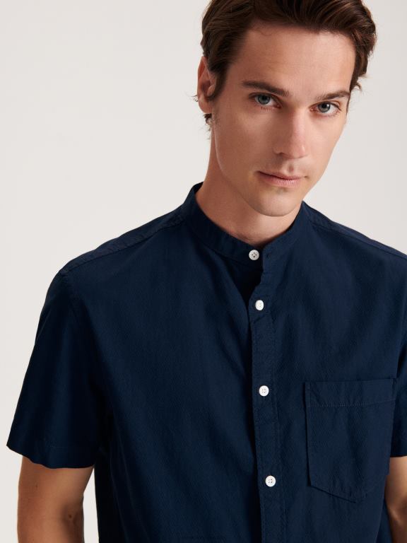 marina Reserved bărbați îmbrăcăminte cămașă cu potrivire obișnuită 648HZ1401