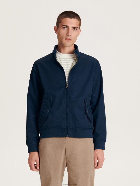marina Reserved bărbați îmbrăcăminte jachetă cu guler ridicat 648HZ1630