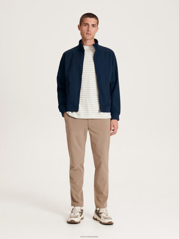 marina Reserved bărbați îmbrăcăminte jachetă cu guler ridicat 648HZ1630