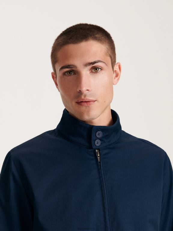 marina Reserved bărbați îmbrăcăminte jachetă cu guler ridicat 648HZ1630