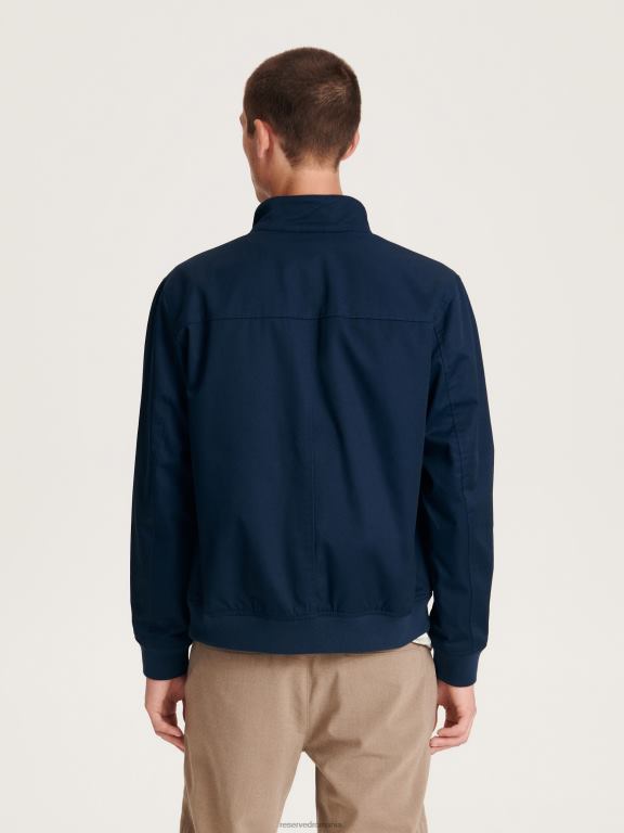 marina Reserved bărbați îmbrăcăminte jachetă cu guler ridicat 648HZ1630